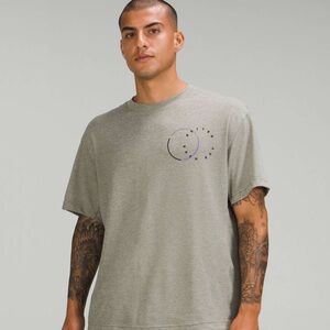 NWT lululemon Relaxed-Fit Training Short Sleeve Shirt
Heathered Carob Brown